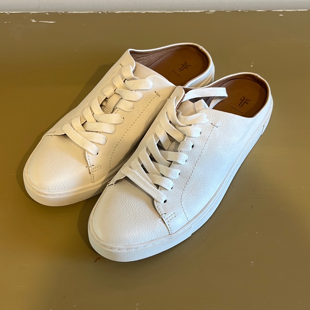 Frye Ivy Low Lace Mule Sneakers